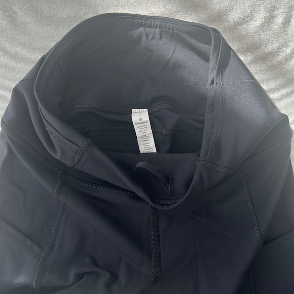 LULULEMON Fast and Free High-Rise Crop 19" Black Leggings - Picture 2 of 3